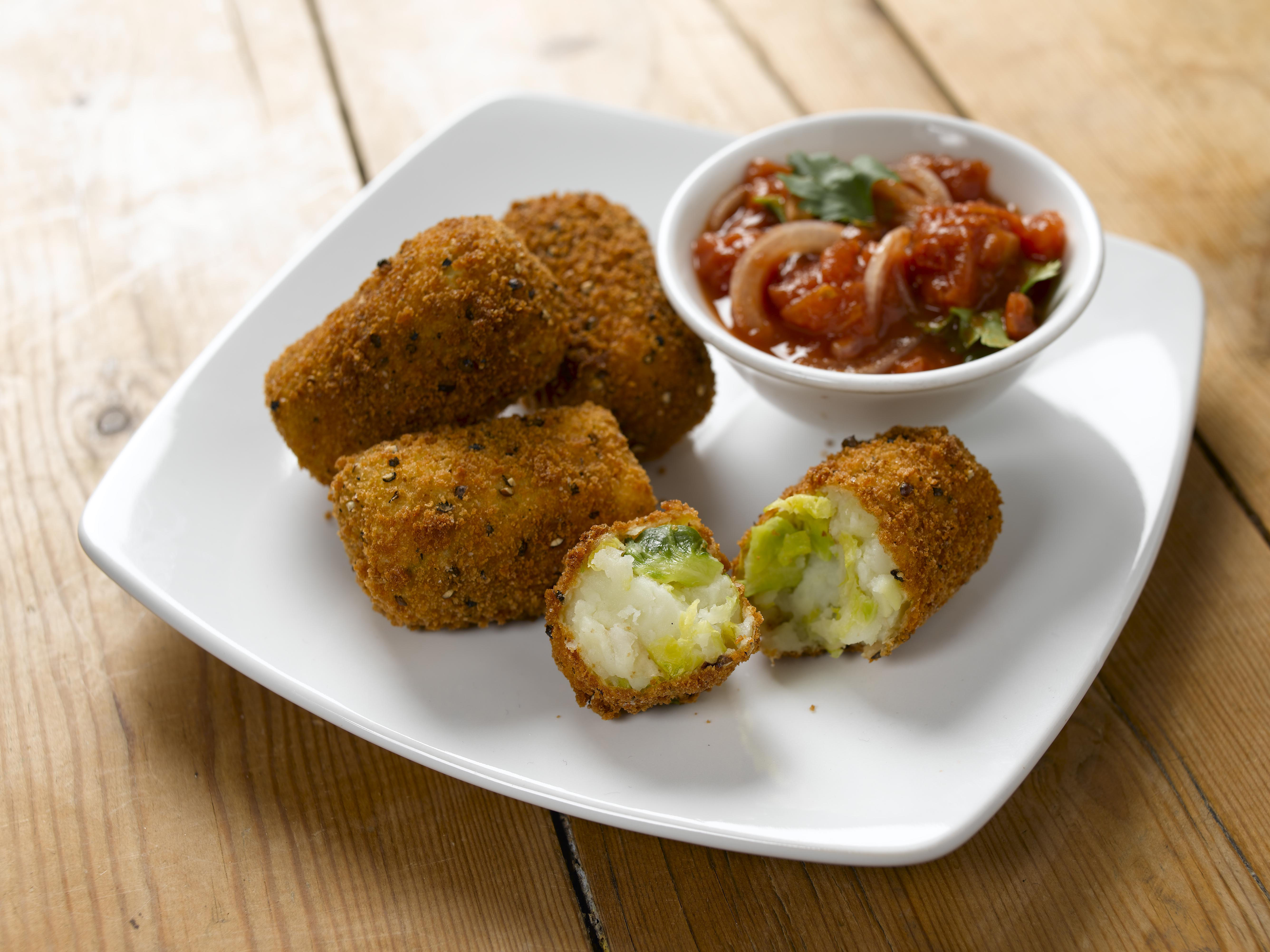 Brussels Sprout and Chopin Potato Croquettes 1