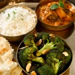 Indian spiced roasted broccoli