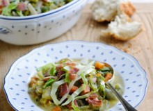 Sweetheart Soup with shallots